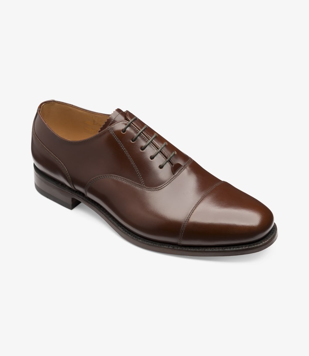 loake brown oxford shoes