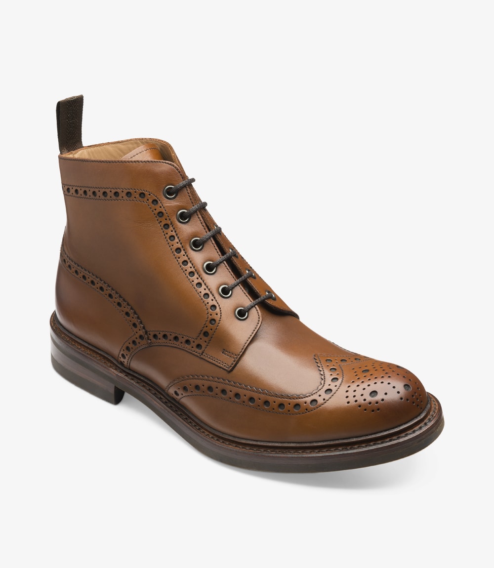 loake bedale dark brown