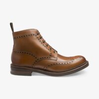 loake brown derby shoes