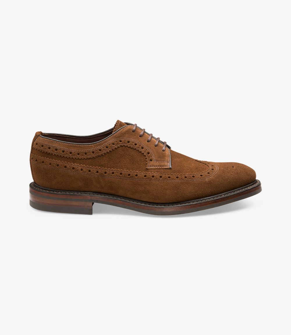 loake brown suede shoes