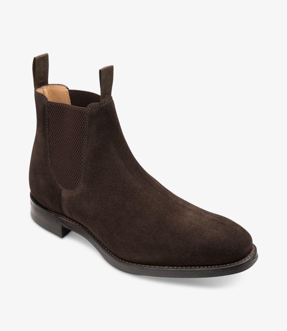 loake chelsea boots suede