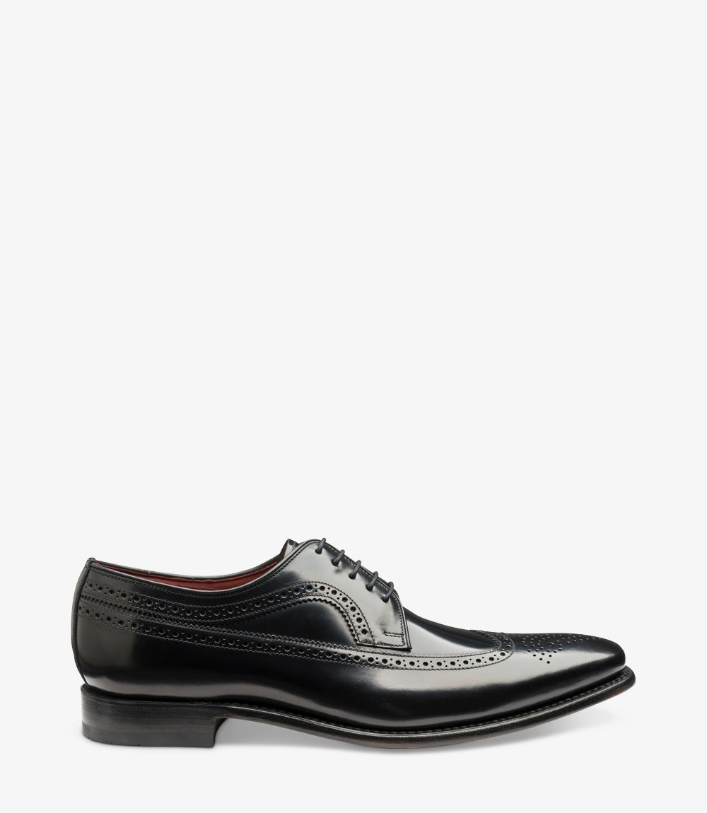 Loake Clint Black Wing Brogue Derby Shoe www.tosot.com.ph