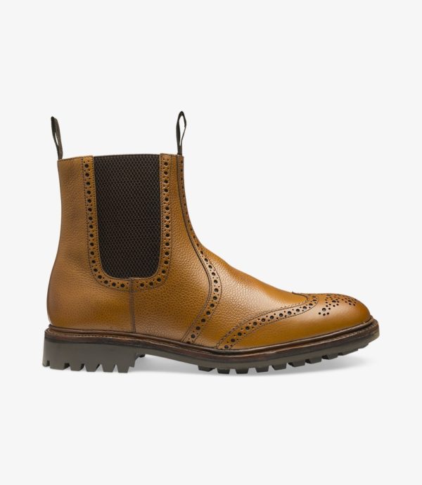 loake chelsea boots brown