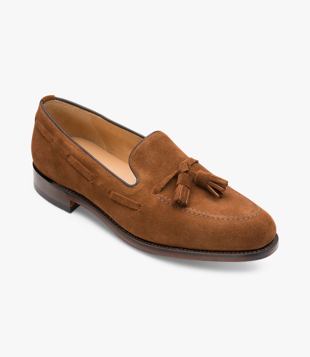 loake lincoln brown suede