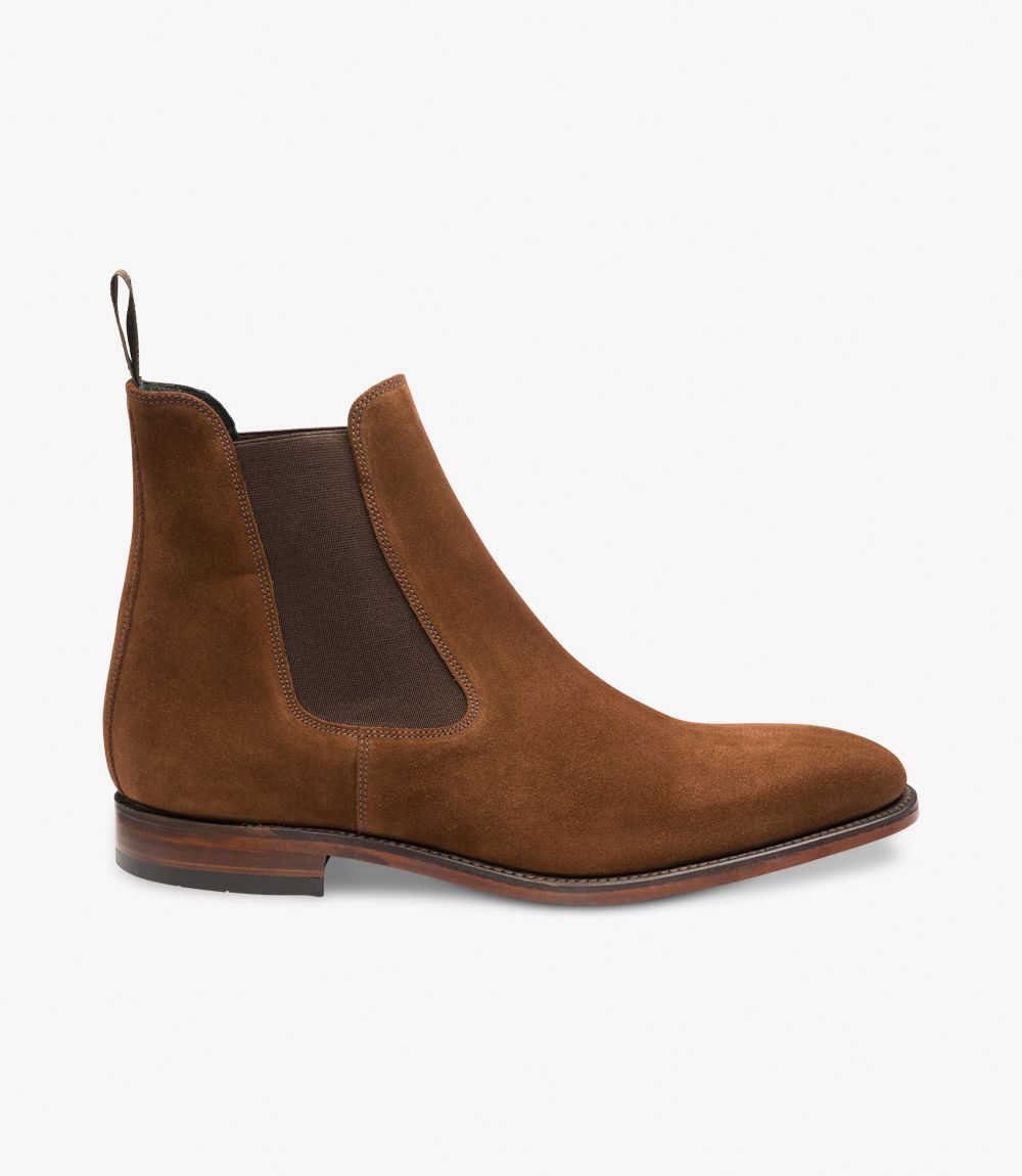 loake chelsea boots suede