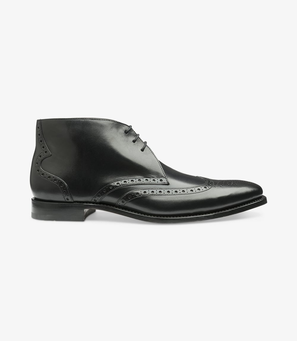 loake black loafers