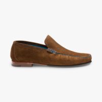 loake nicholson suede loafers