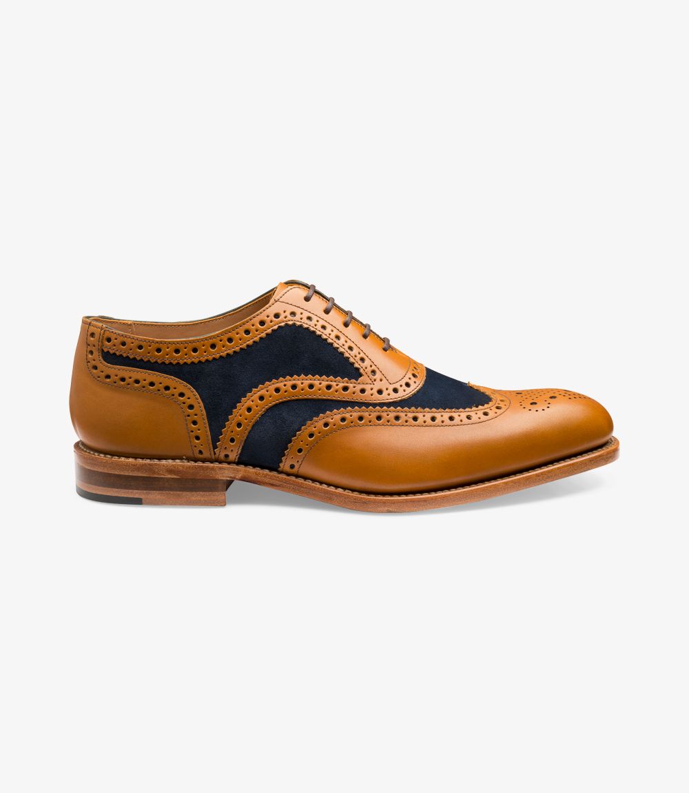 loake two tone brogues