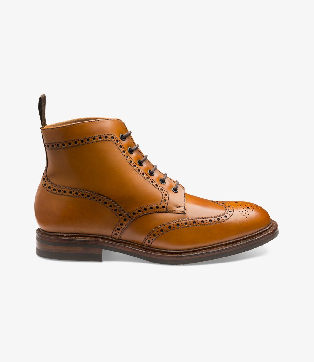 loake rubber sole shoes