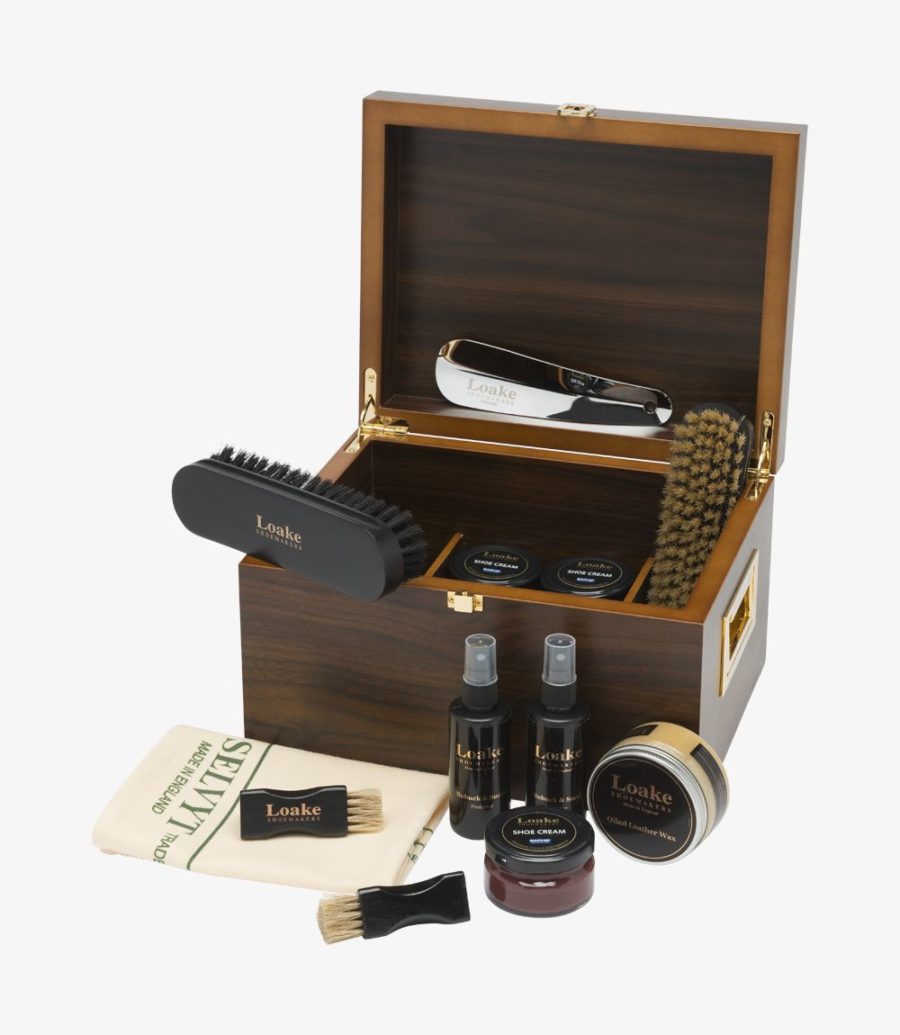 Luxury Valet Box containing Red Wing Shoe Care Products 