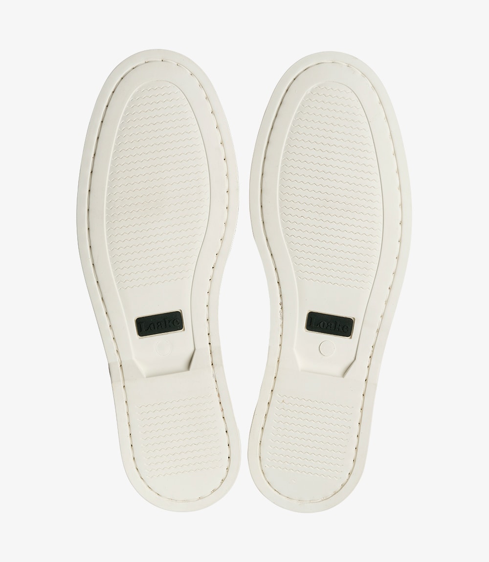 Loake Moccasin White Rubber Deck Sole