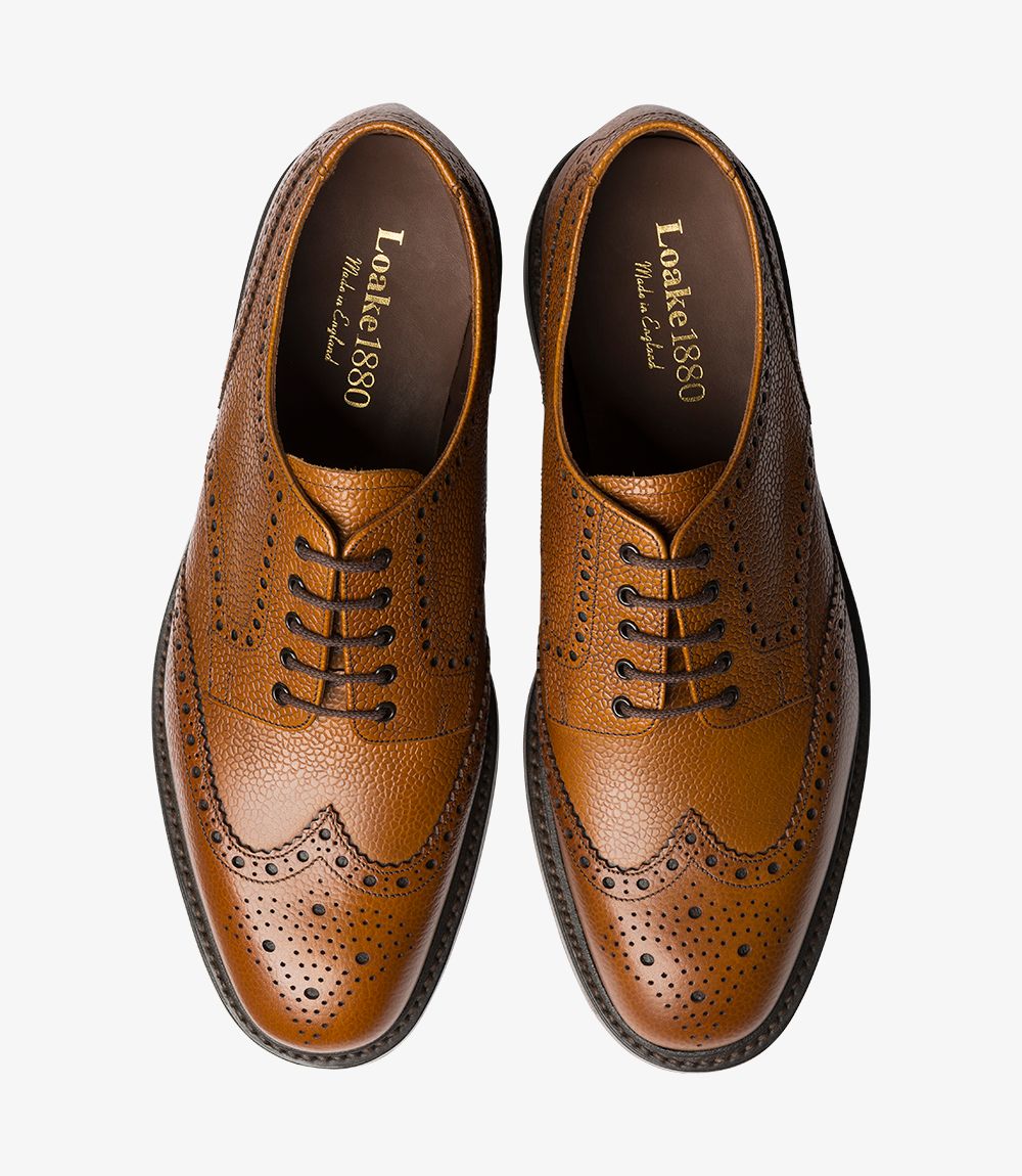 loake badminton mahogany