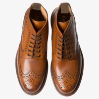 loake bedale dark brown
