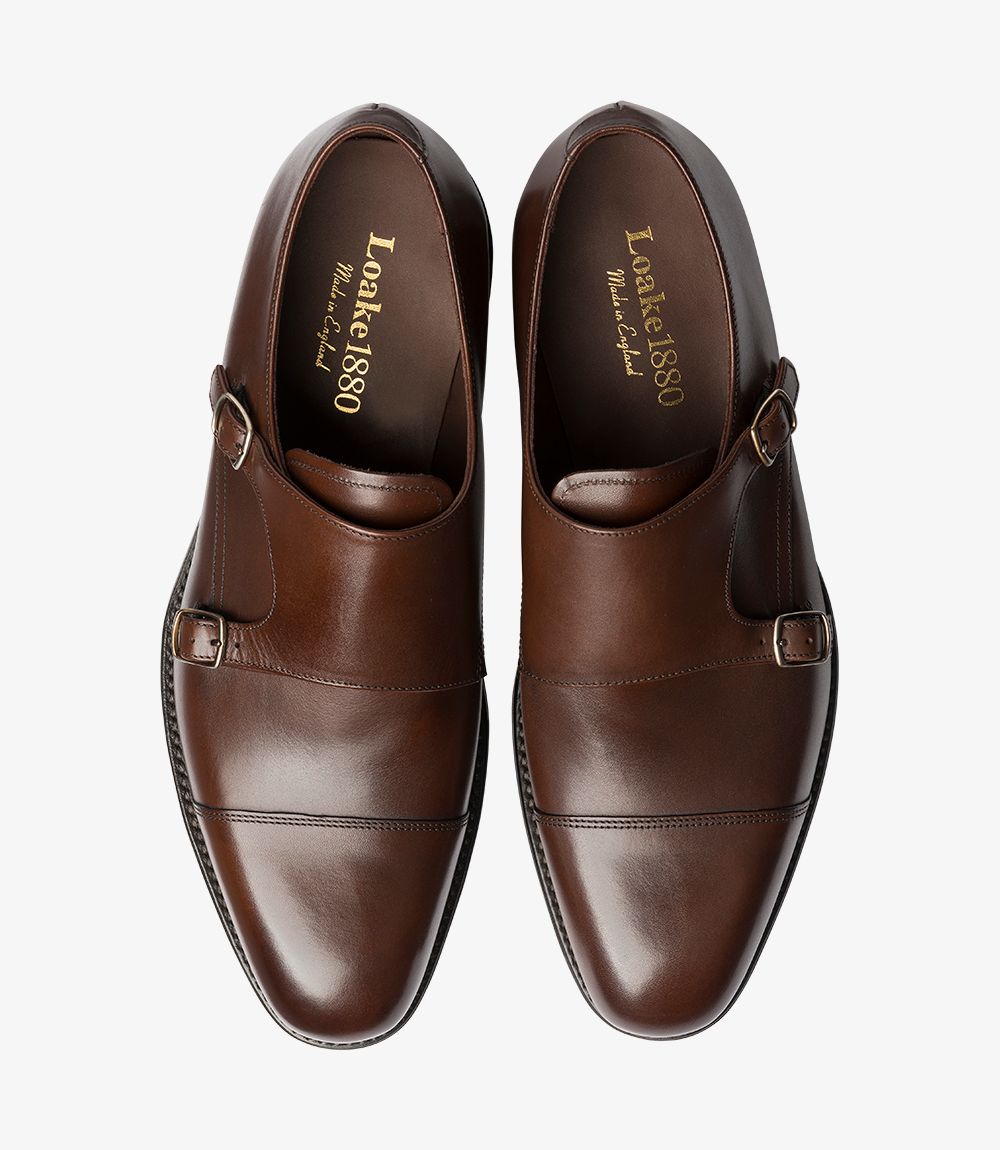 loake monk strap shoes