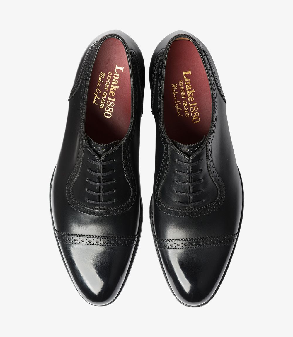 loake fleet black