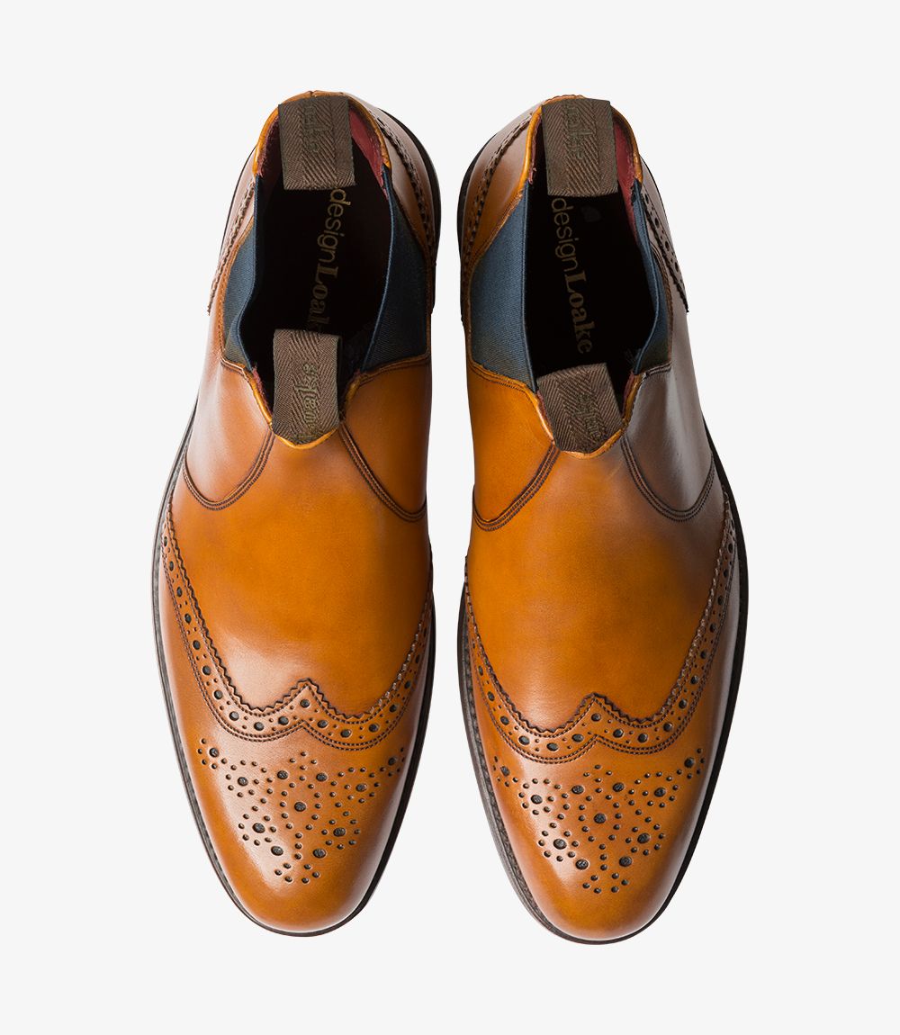 loake hoskins dark brown