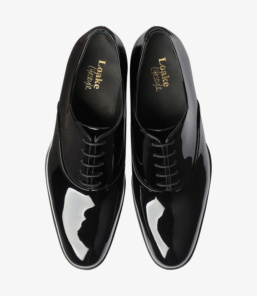 loake patent leather shoes