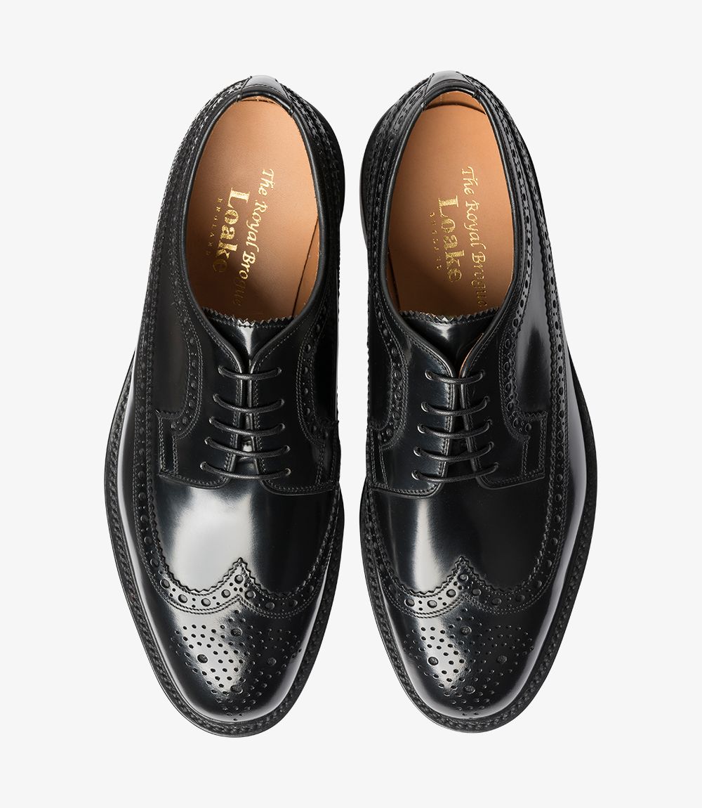 royal brogues black