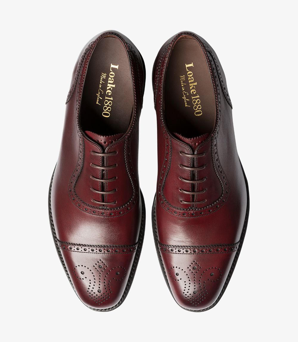 loake fearnley burgundy