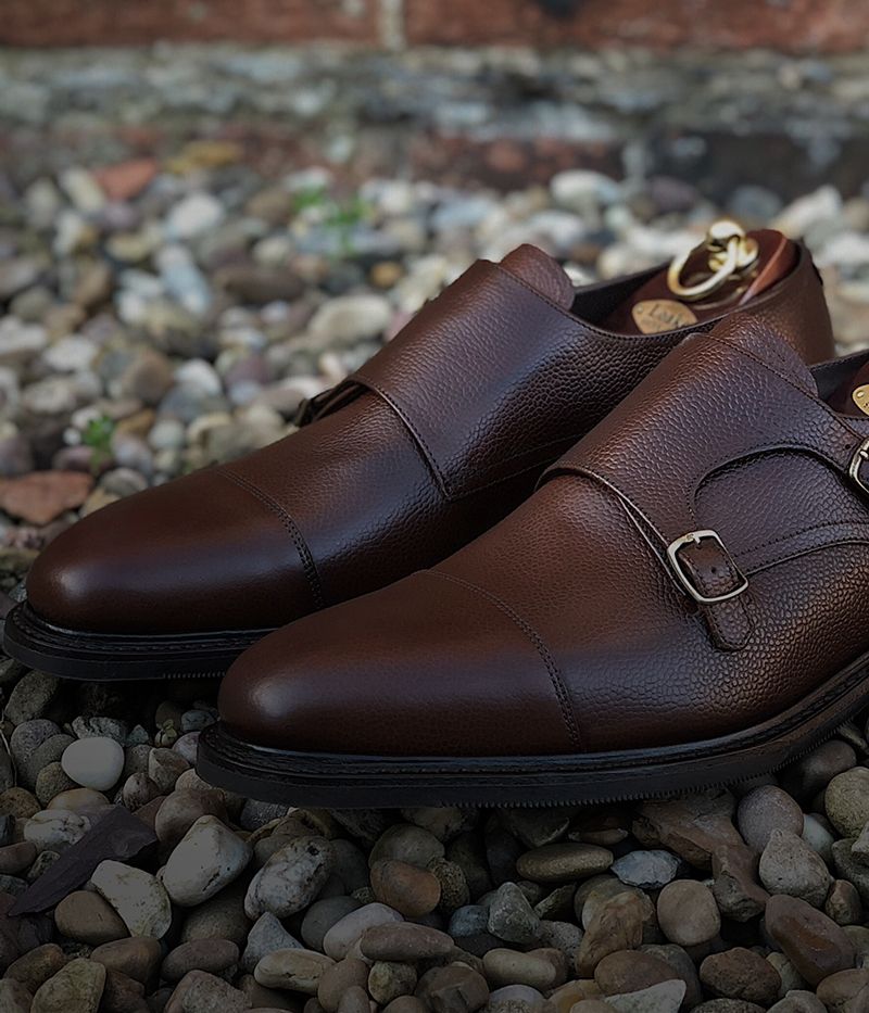 Schoenen Loake 1880 Cannon Brown Suede Leather Double Monk Strap Shoes Size 6 F EU40 England Schoenen Herenschoenen Verkleden 