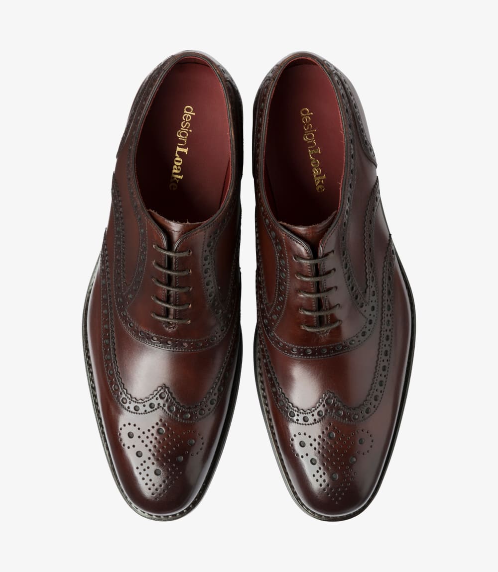 loake brown derby shoes