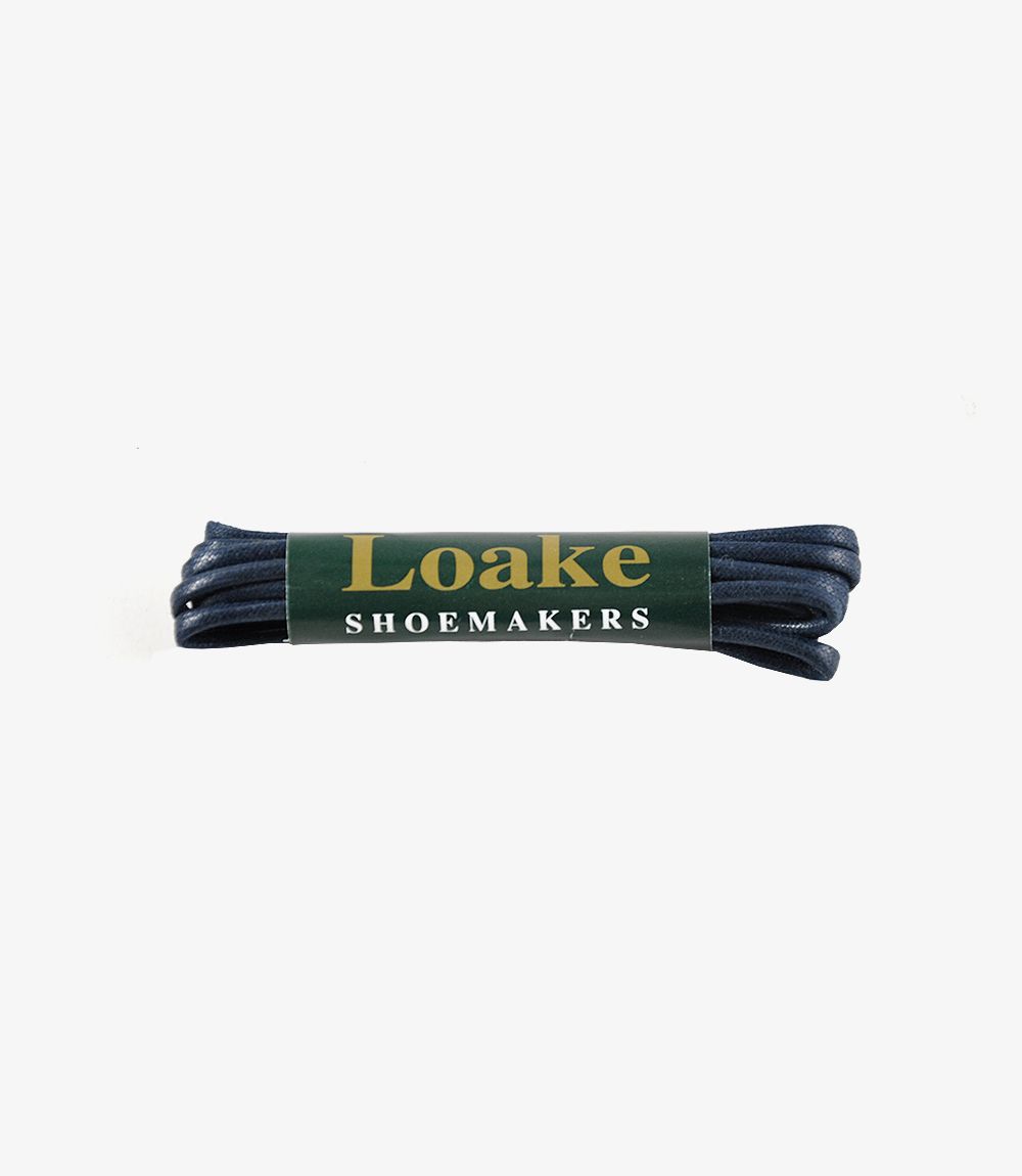 Loake Waxy Black Shoe Lace 80cm