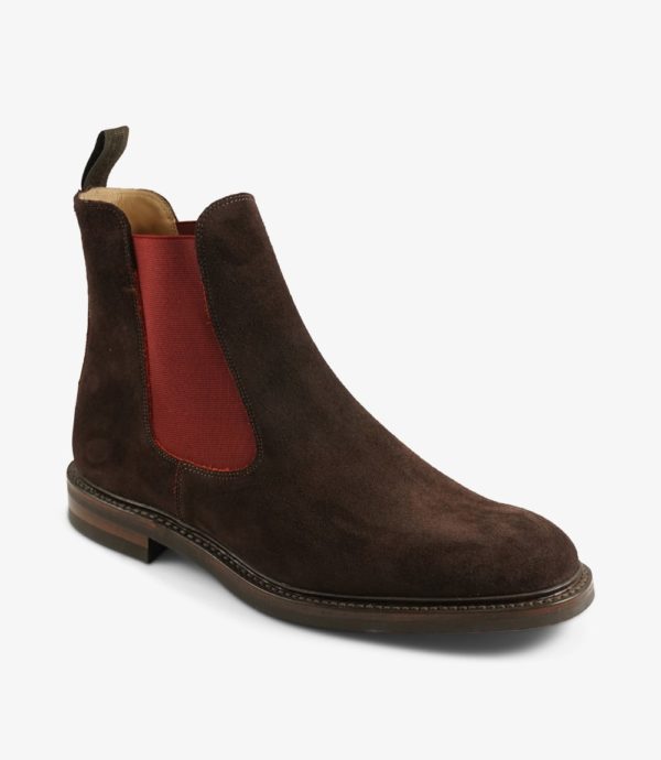 loake brown suede chelsea boots
