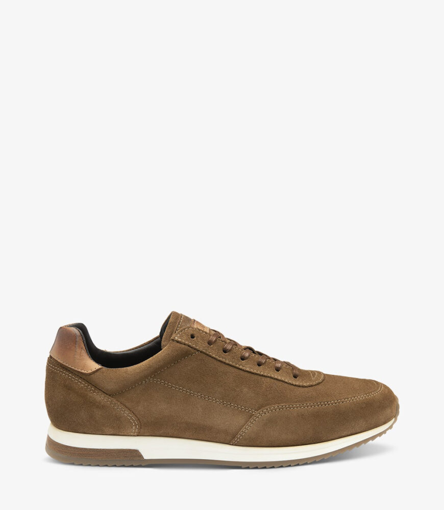Bannister Tan Suede sneaker | Loake Shoemakers | English Made Shoes & Boots
