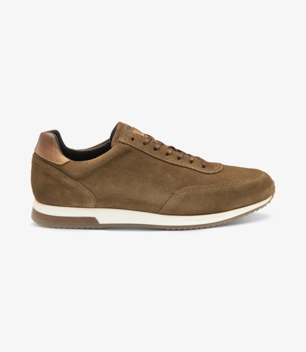 tan suede trainers