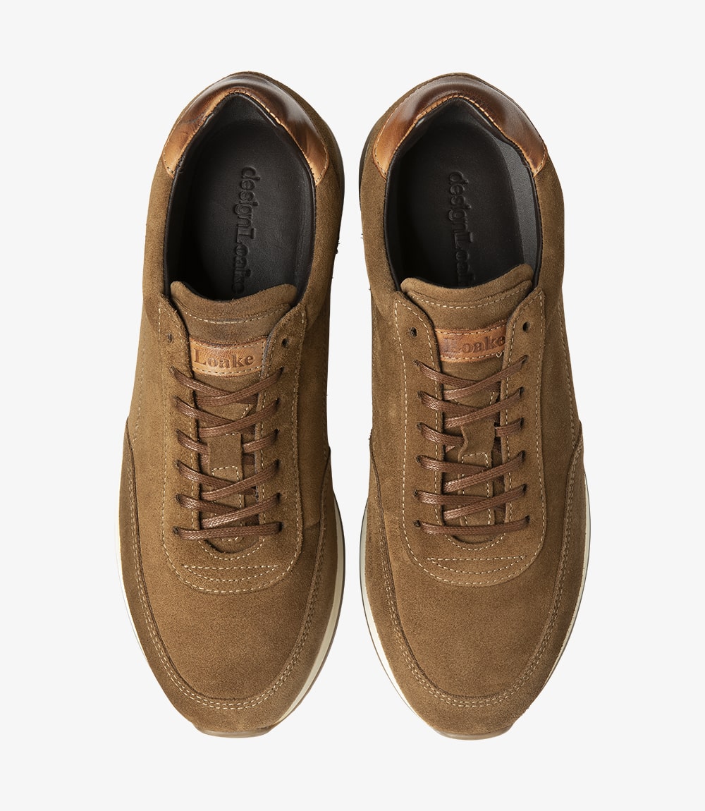 Bannister Tan Suede sneaker | Loake Shoemakers | English Made Shoes & Boots