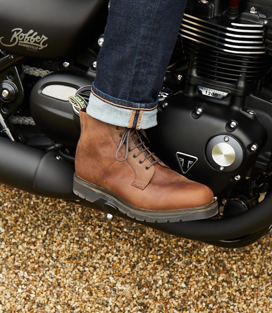 Niro Brown Waxed Suede boot | Loake 
