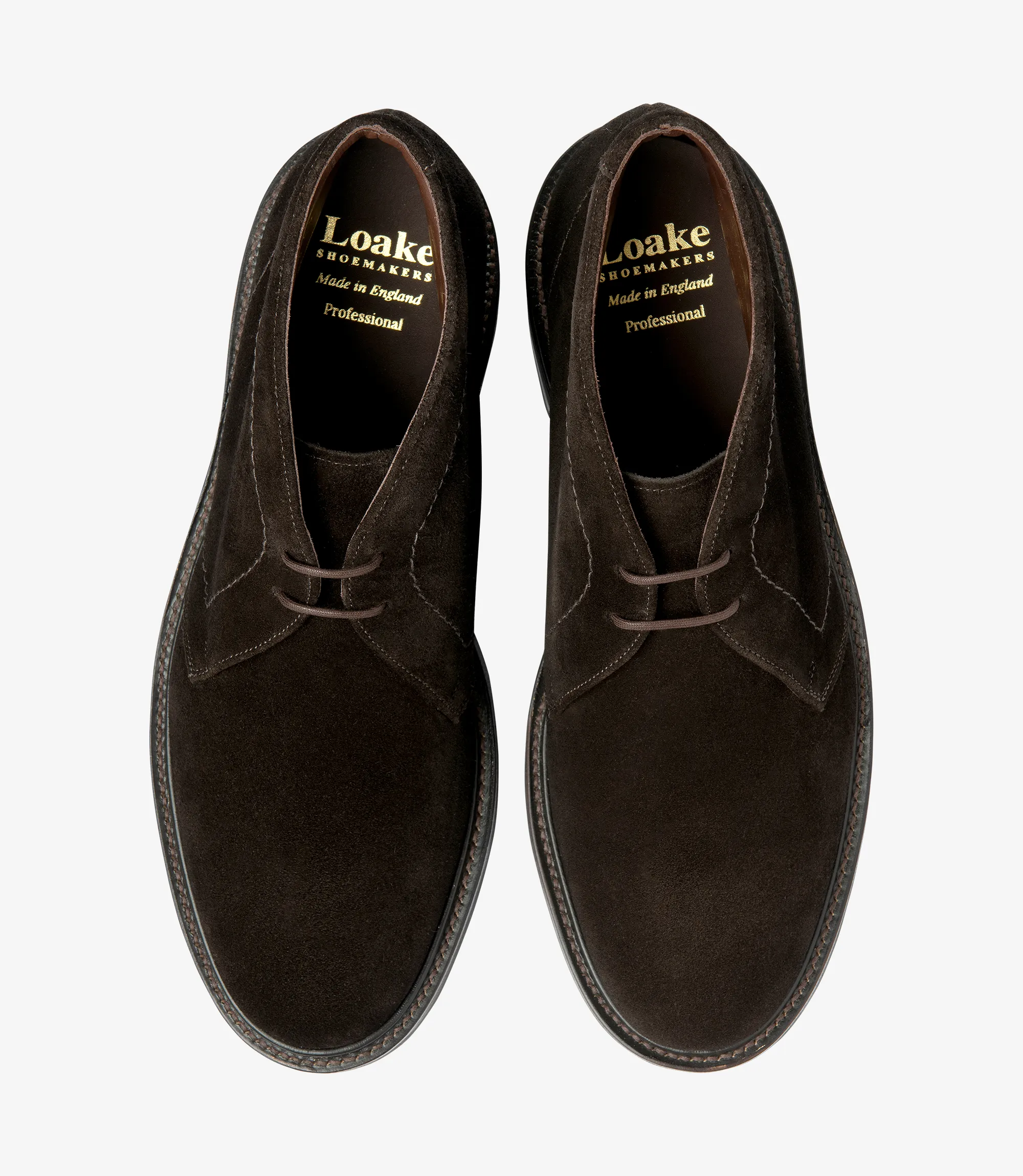 Men's Berkeley Dark Brown boot shoes featuring rubber soles | Top View