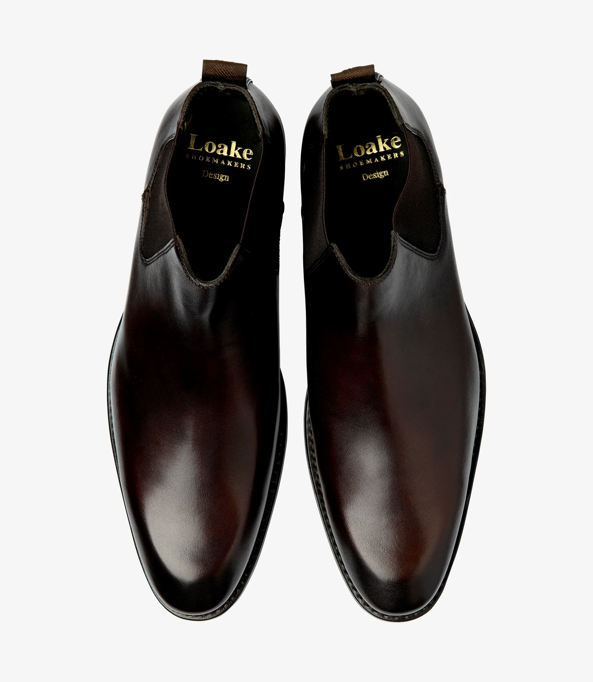Men's McBride Dark Brown boot shoes featuring rubber soles | Top View
