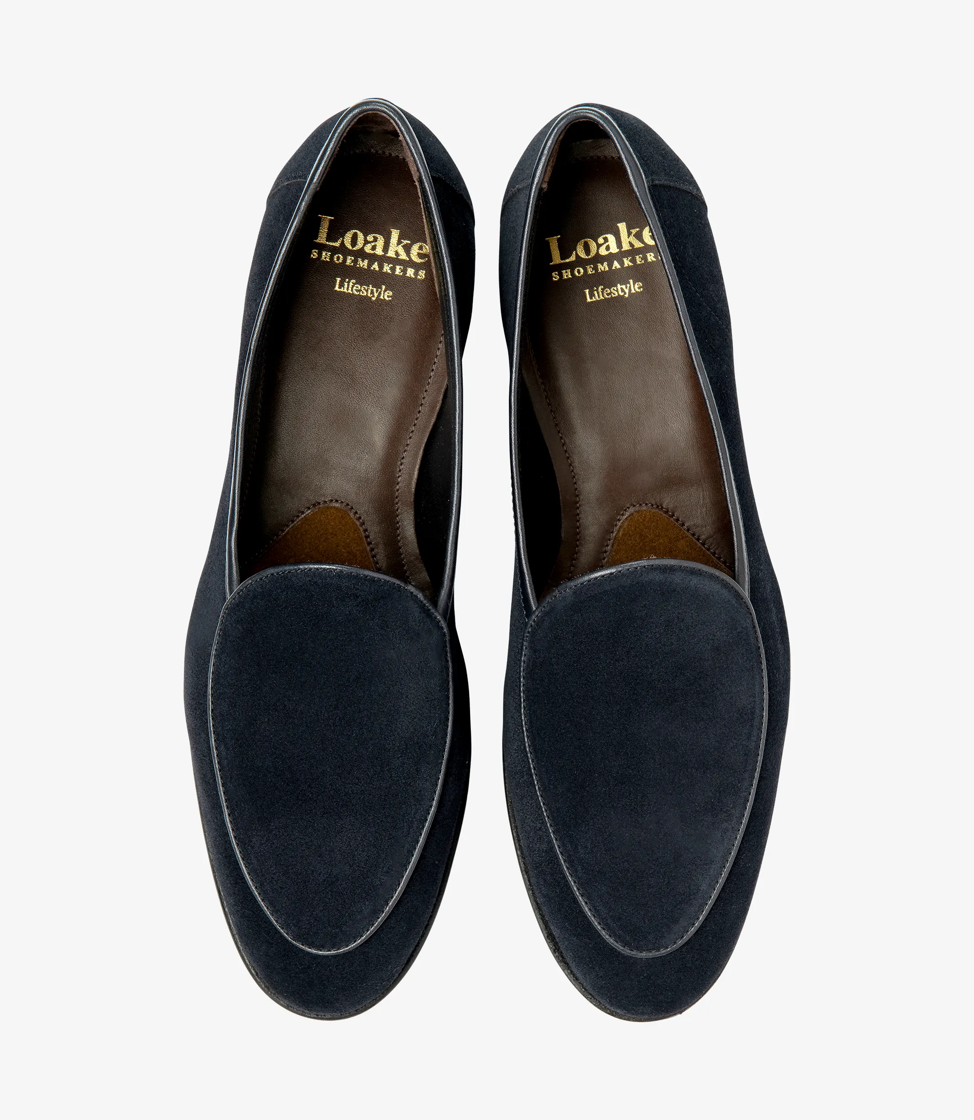 Men's Belgrave Flint loafer shoes featuring leather-rubber soles | Top View