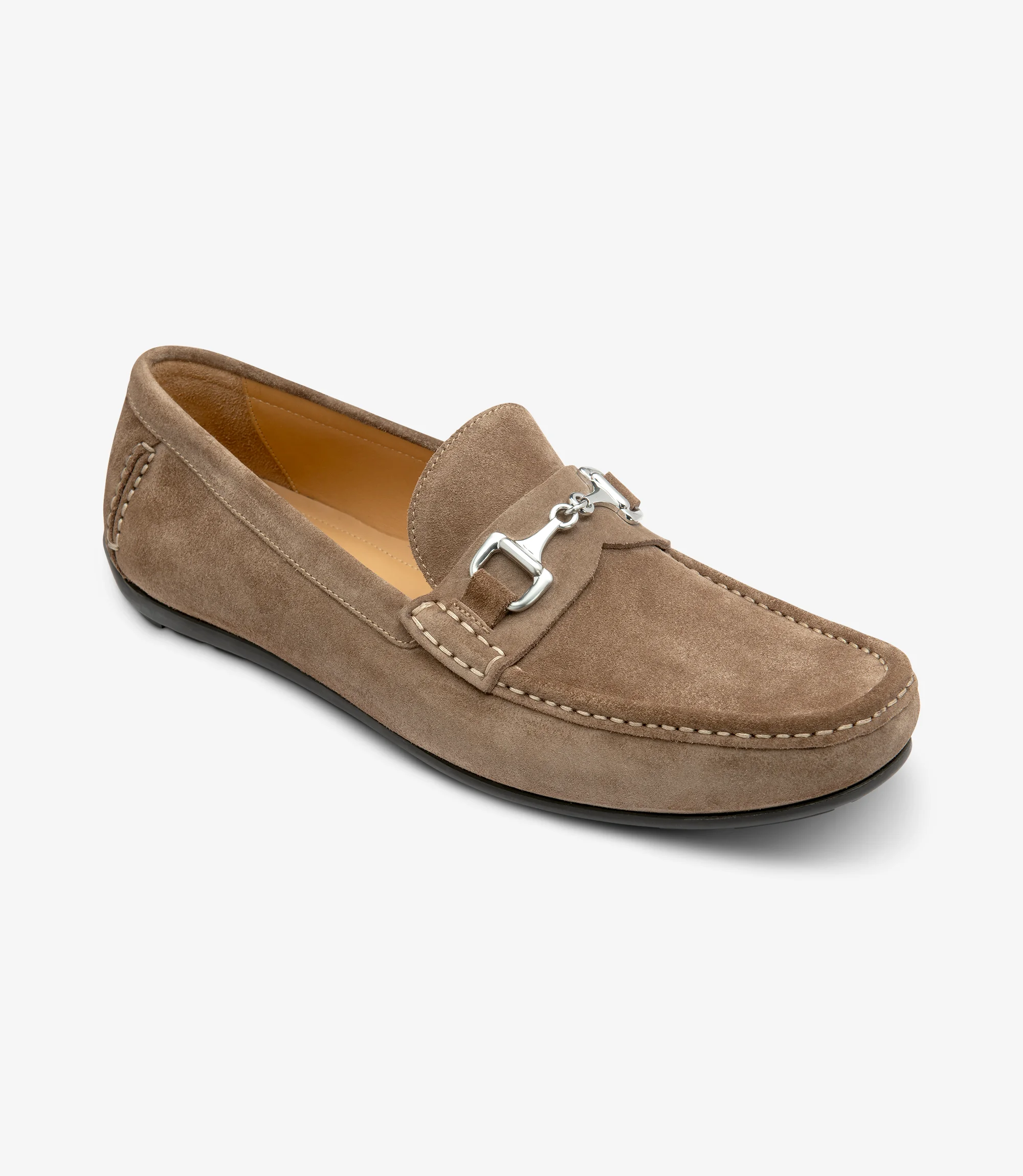 Men's Hawthorn Flint driving-shoe shoes featuring rubber soles | Angle View