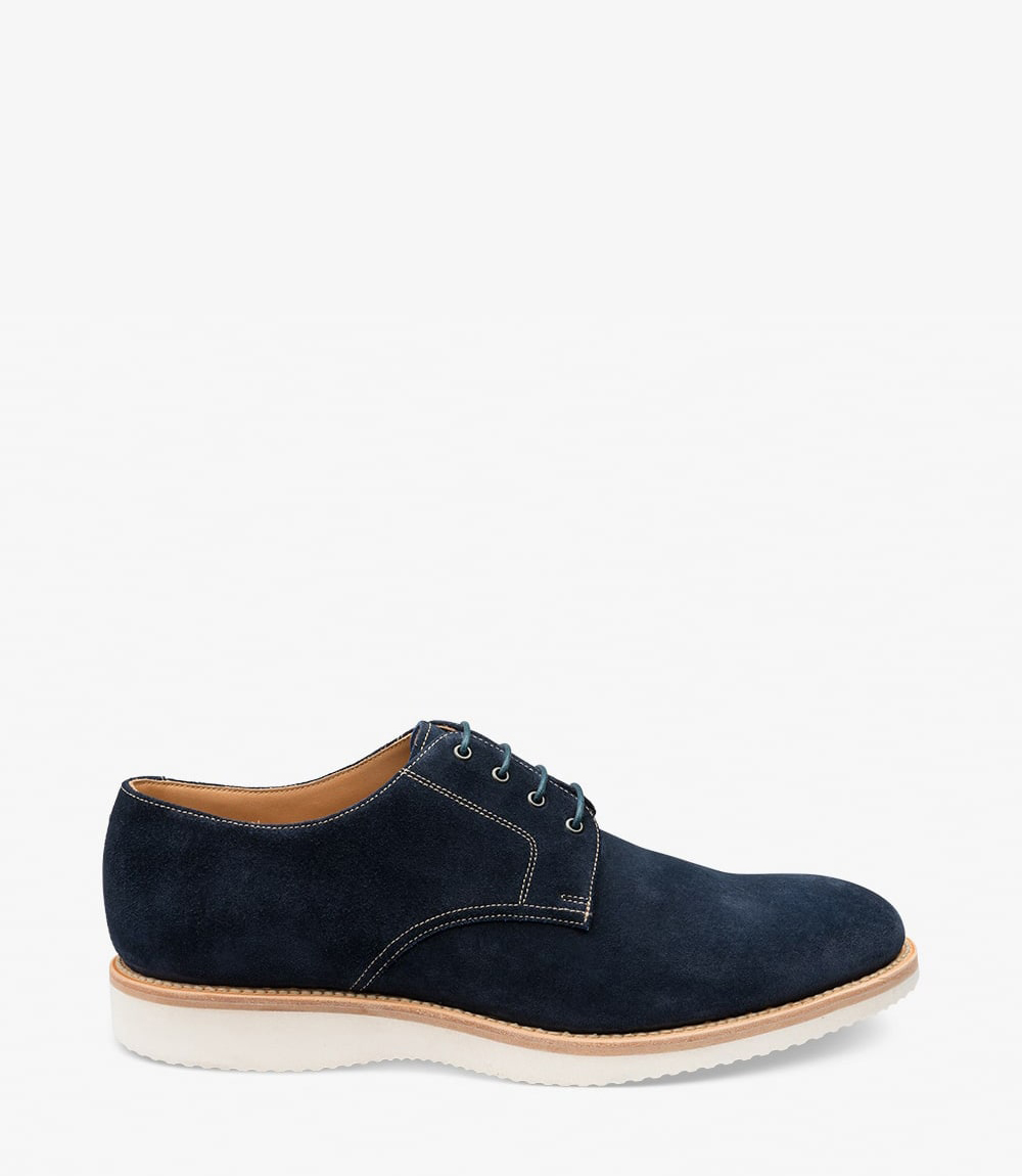 featuring rubber soles | Side View Derby Shoe