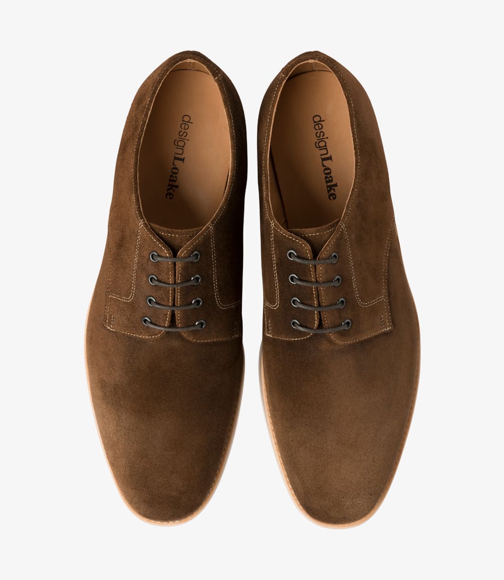 featuring rubber soles | Top View Derby Shoe